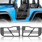 for Jeep JK Half Trail Door Compatible With 2007-2018 Jeep Wrangler JK JKU Unlimited 2 Doors - Yzona